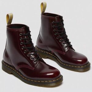 Classic Burgundy Leather Boots